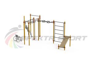 Купить Спортивный комплекс для инвалидов-колясочников WRK-D17_76mm в Сясьстрое 